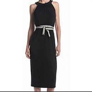 Tommy Hilfiger Elegant Black Sleeveless Dress